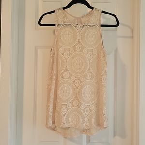NWT, Anthropology- Elodie lace tank